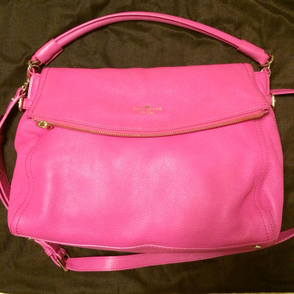 PRICE REDUCED Kate Spade Cobble Hill Little Minka In Bright Pink GHW ...