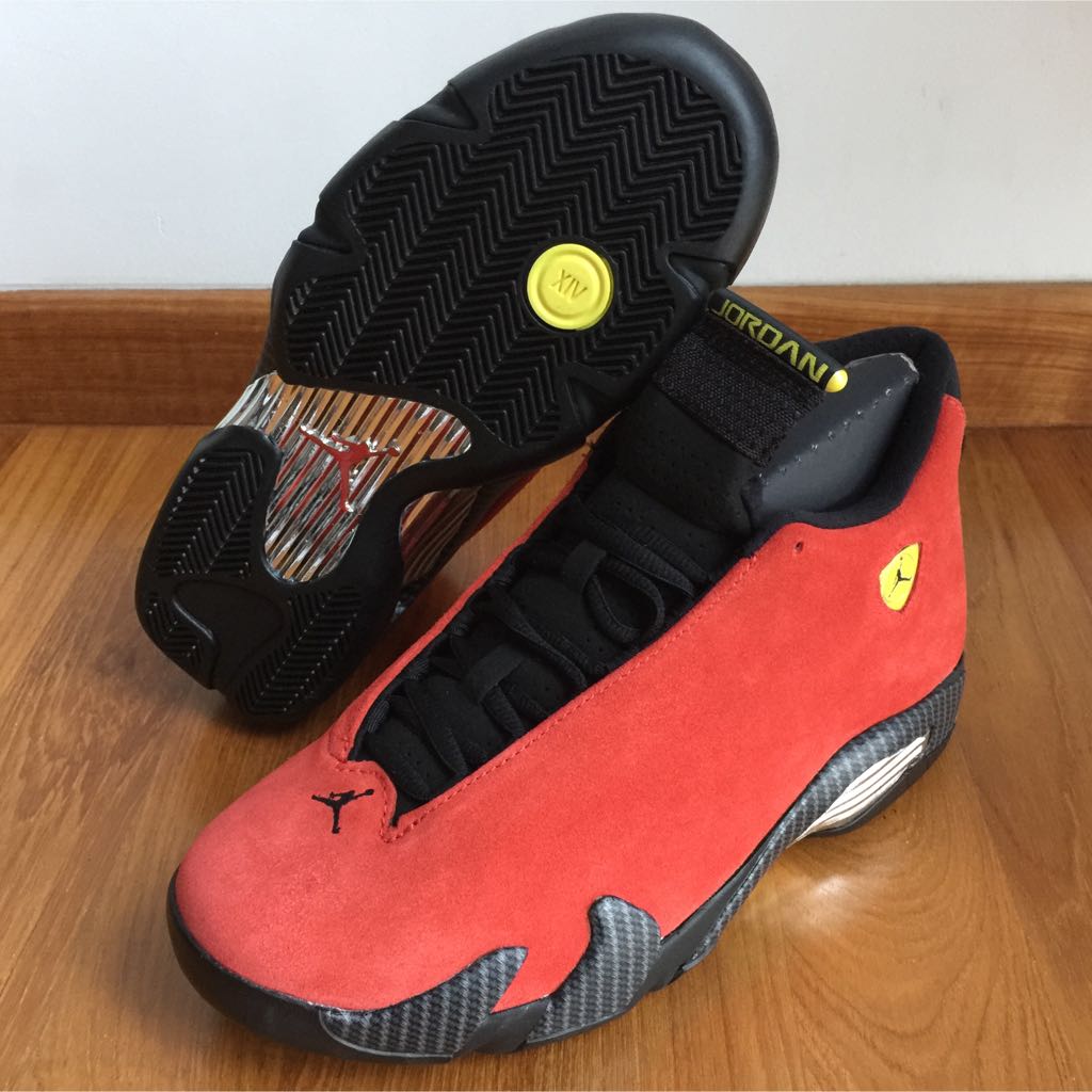 Air Jordan 14 Ferrari Size 8 Men s Fashion Footwear Sneakers on