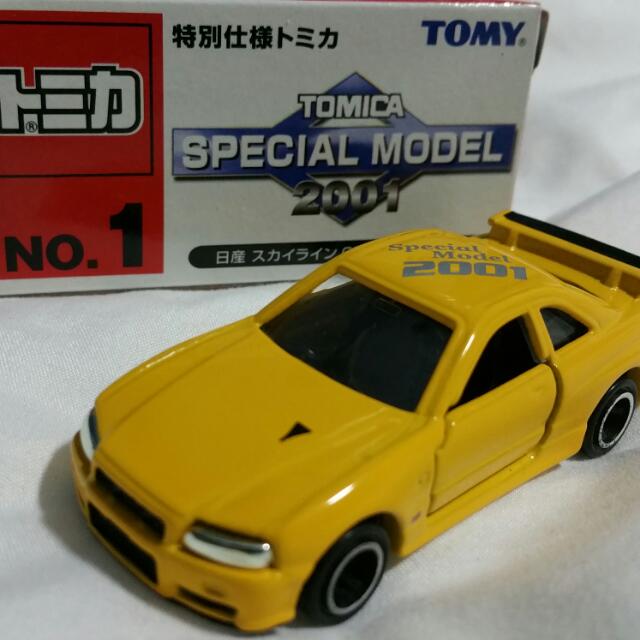 tomica nissan skyline r34