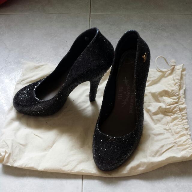 Vivienne Westwood Melissa Glitter Heels Women S Fashion On Carousell