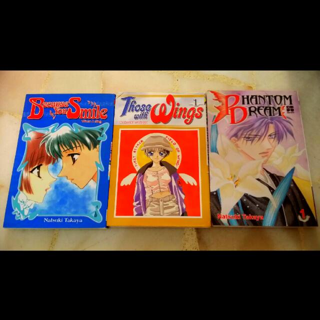 Natsuki Takaya S Manga Comics 3 Titles Because You Smile Those