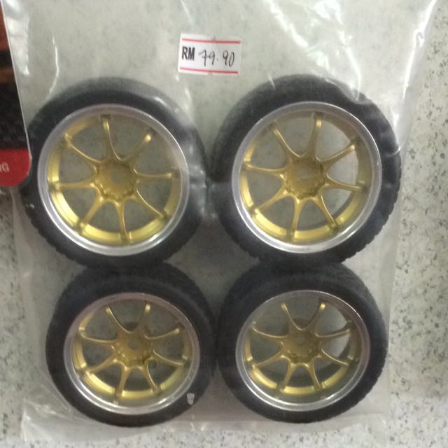 Rc Car Rim With Tayar Toys Games Diecast Toy Vehicles On Carousell