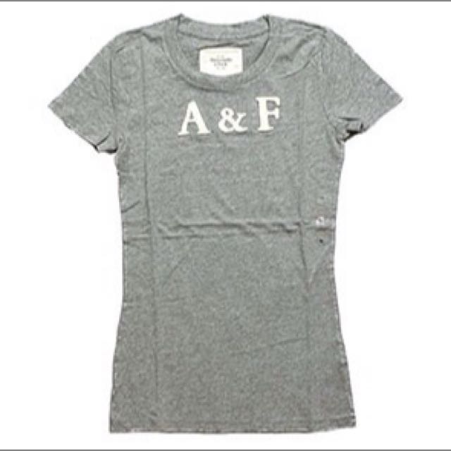 abercrombie grey t shirt