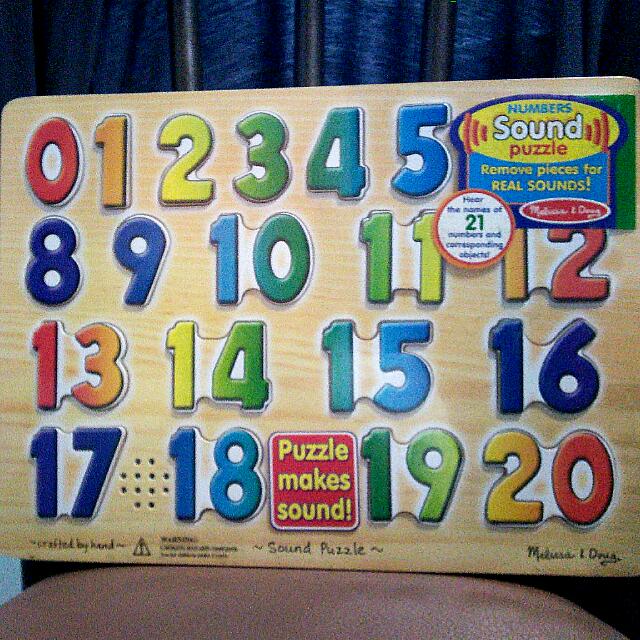 21 Piece Sound Puzzle - Numbers Sound