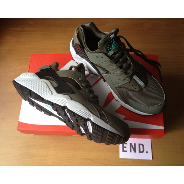 forest green huaraches