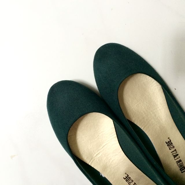 green flats women's shoes