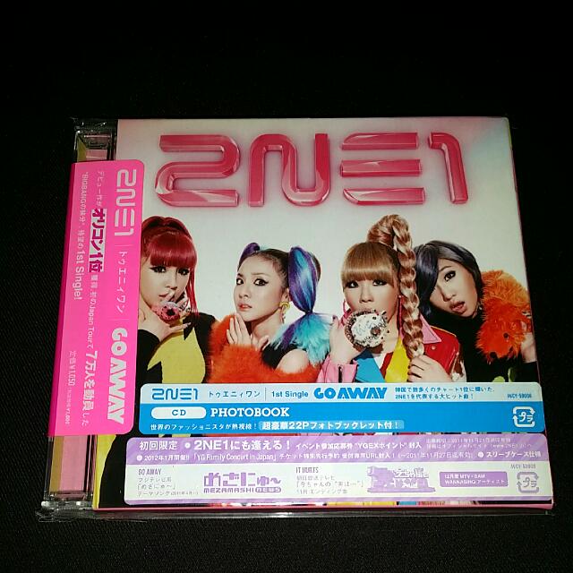 2ne1 Japan Single Go Away Cd Version Entertainment K Wave On Carousell