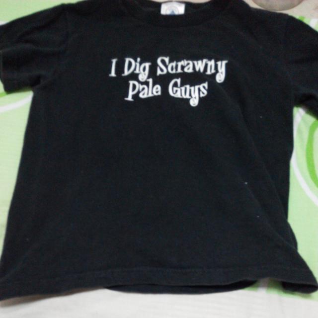 I Dig Scrawny Pale Guys Goth Punk Emo Nerd Tee T Shirt Band Gay