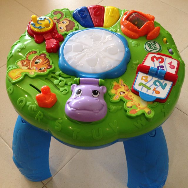 leapfrog activity table animal adventure