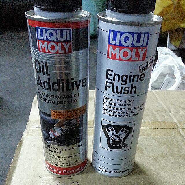 Liqui Moly Oil Addictive Engine Flush New Year Special 1set For 45 Only 1 For 25 Each Car Accessories On Carousell