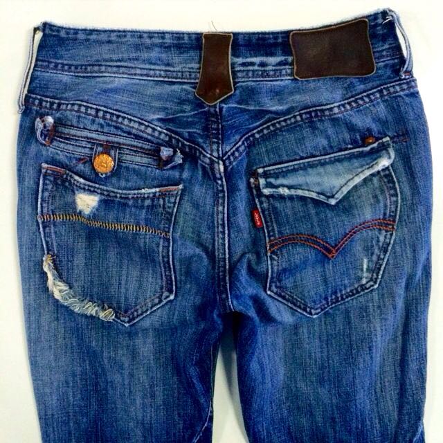 Levi's “Copper” Slim Engineered Jeans, Men's Fashion, Bottoms, Jeans on  Carousell