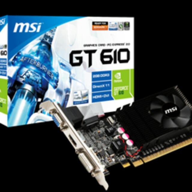 Msi N210-Md1g/D3 Geforce 210 Graphic Card 589 Mhz Core Gb Gddr3 Sdram  Pci Express 2.0 X16 Low-Profile 