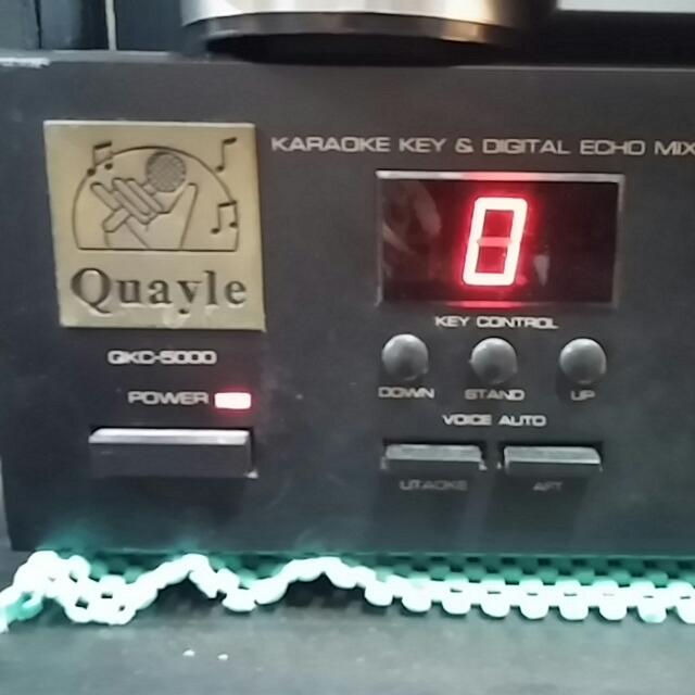 Quayle Karaoke Key Digital Mixer Amplifier Deck, Computers & Tech