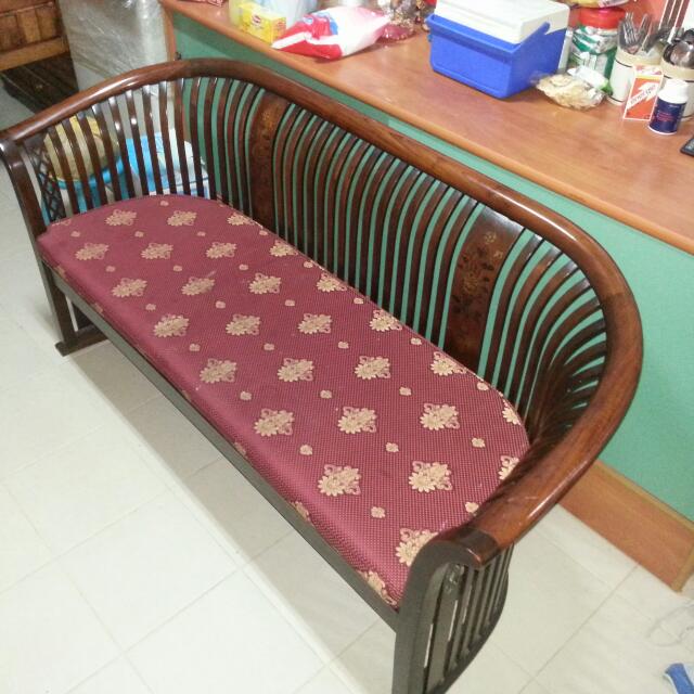 5 Seater Wooden Chair Set For Living Room, Furniture & Home Living