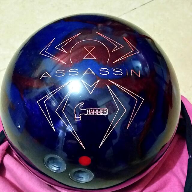 Hammer Bowling Ball BLACK WIDOW ASSASSIN, Sports Equipment, Sports & Games, Billiards
