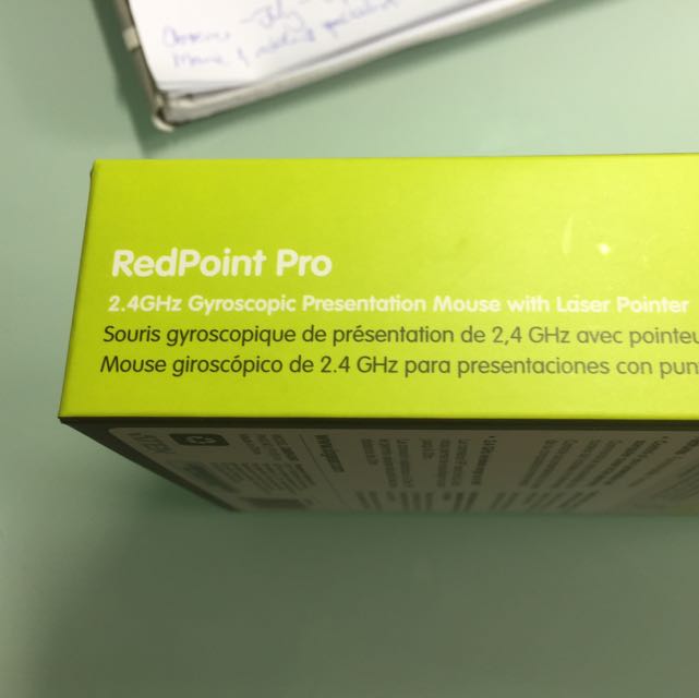 thumbnail image 2 of IOGEAR Red Point Pro Gyroscopic Presentation Mouse - 2.4GHz Wireless With Laser Pointer For PowerPoint/Keynote 2 of 14