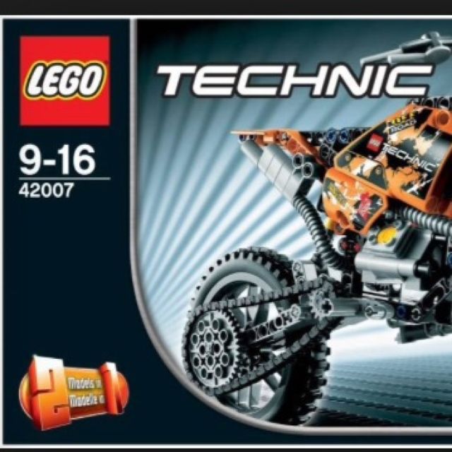  LEGO Technic 42007 Moto Cross Bike : Toys & Games