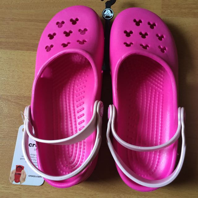 Mary jane crocs best sale pink