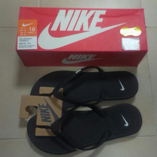 US10 Nike Solarsoft Flip Flops Women s Fashion Footwear Sneakers on Carousell