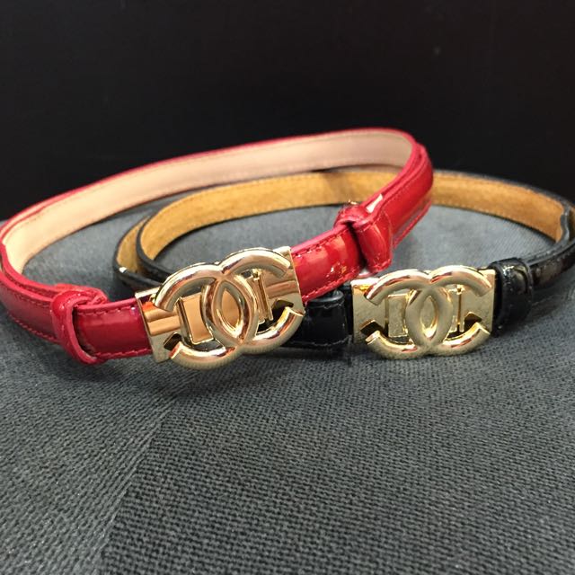 BN) Chanel Double C Inspired Full Gold Buckle Adjustable Belt, Women's  Fashion, Watches & Accessories, Belts on Carousell
