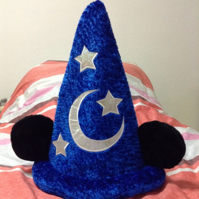 mickey mouse with magic hat