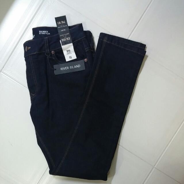dark blue sid skinny jeans