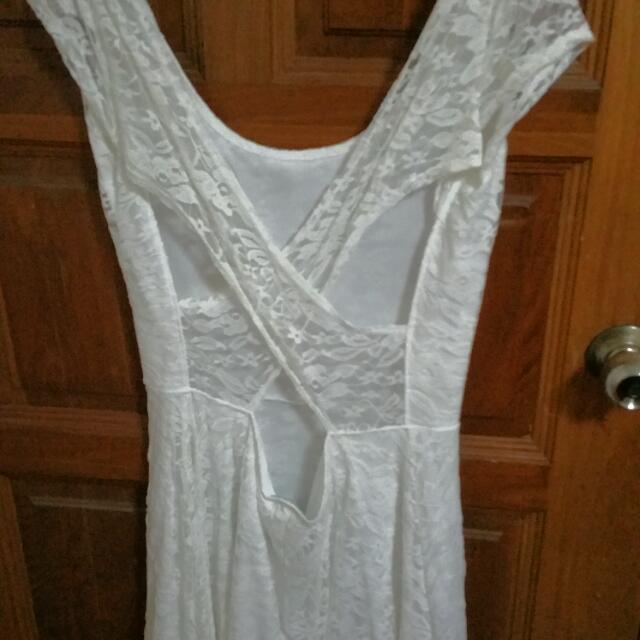 white lace dress xl
