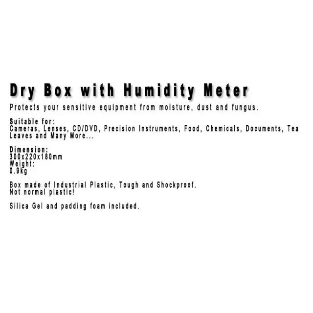 Digi cabi Dry Box with Hygrometer , Photography, Photography