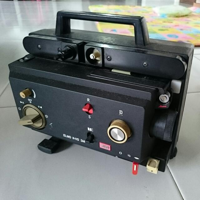 Elmo 8mm Film projector, Photography 