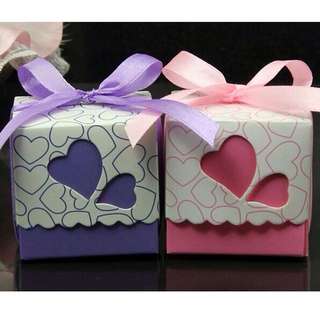 Heart Ribbon Candy Gift Box