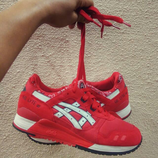 Asics gel lyte on sale iii red bandana