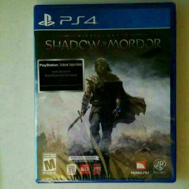 Brand New Middle Earth Shadow Of Mordor Ps4 Toys Games On Carousell