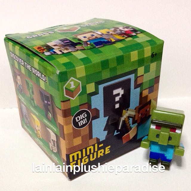 NEW 2014 MOJANG MINECRAFT Minifigures Grass Series 1 Sealed Unopened Box