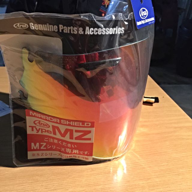 Arai MZ Red Rose Visor, Cars on Carousell