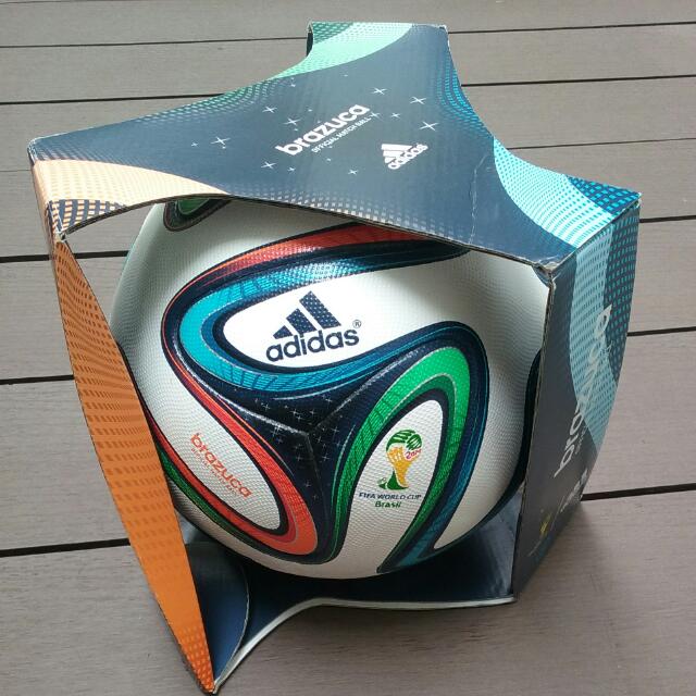 Adidas Brazuca Official Match Ball, Sports Equipment, Sports & Games,  Racket & Ball Sports on Carousell
