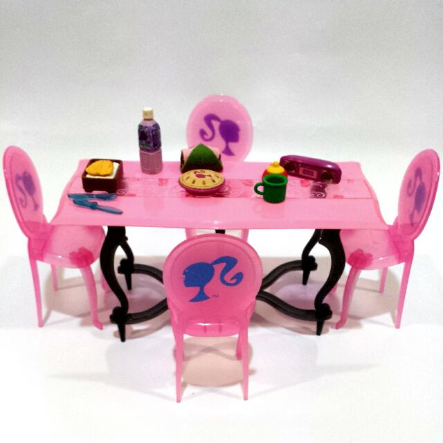 Barbie dining table set online