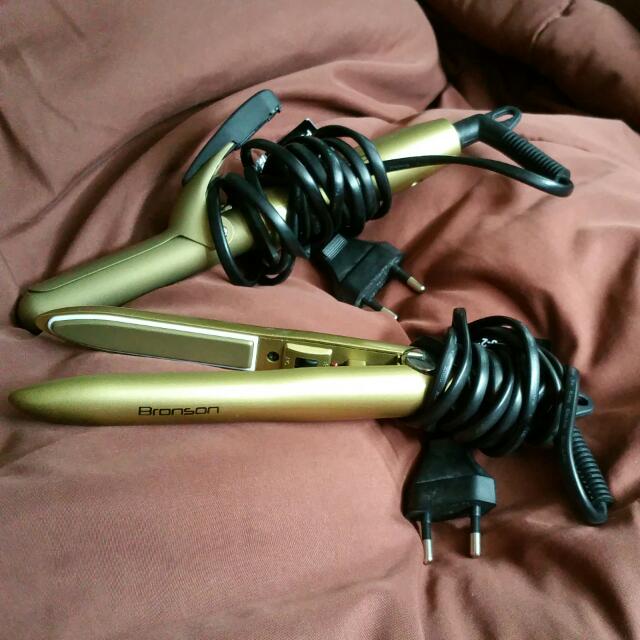 Mini Hair Straightener Curler Set Bronson Beauty Personal Care Face Face Care on Carousell