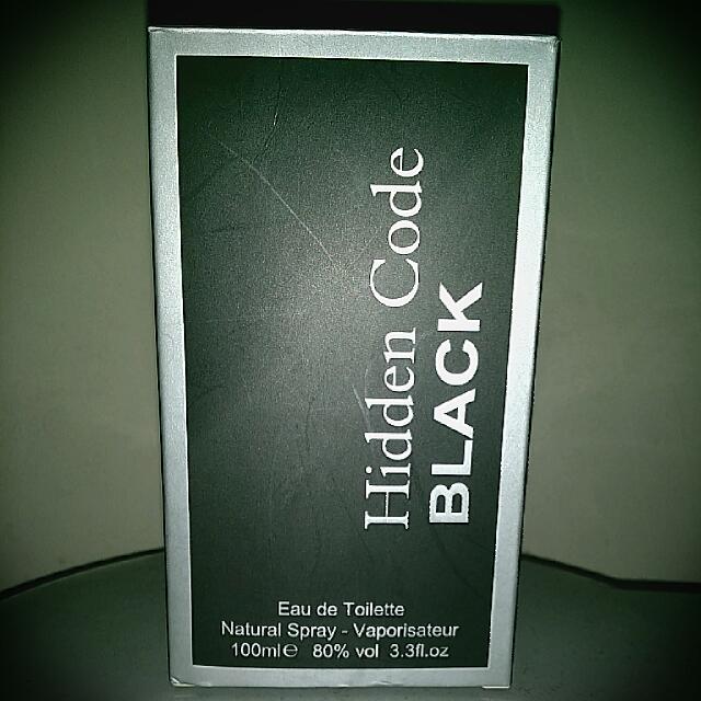 Hidden code hotsell black perfume