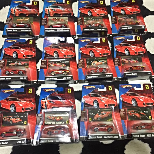 hot wheels ferrari collection