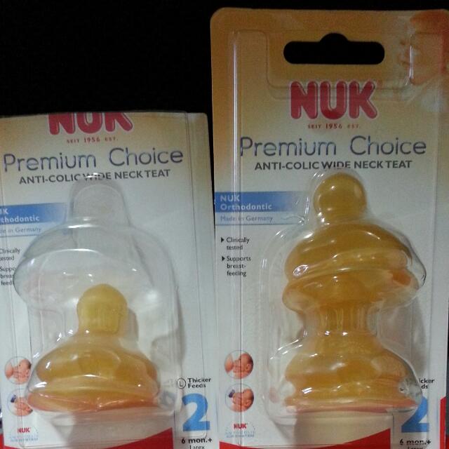 nuk latex teat large