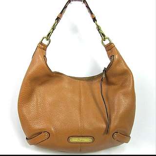 Cole Hann pebbled leather hobo bag