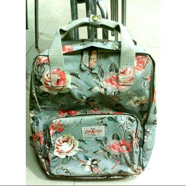 Cath Kidston Grey Roses Bag Luxury Bags Wallets on Carousell