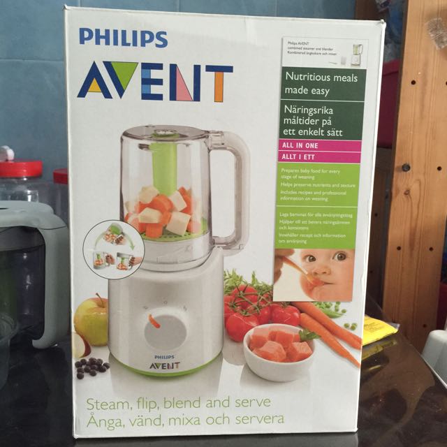 philips avent combined baby food steamer and blender