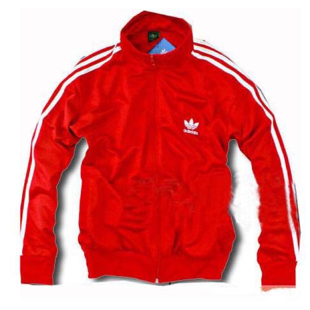 Red outlet adidas coat