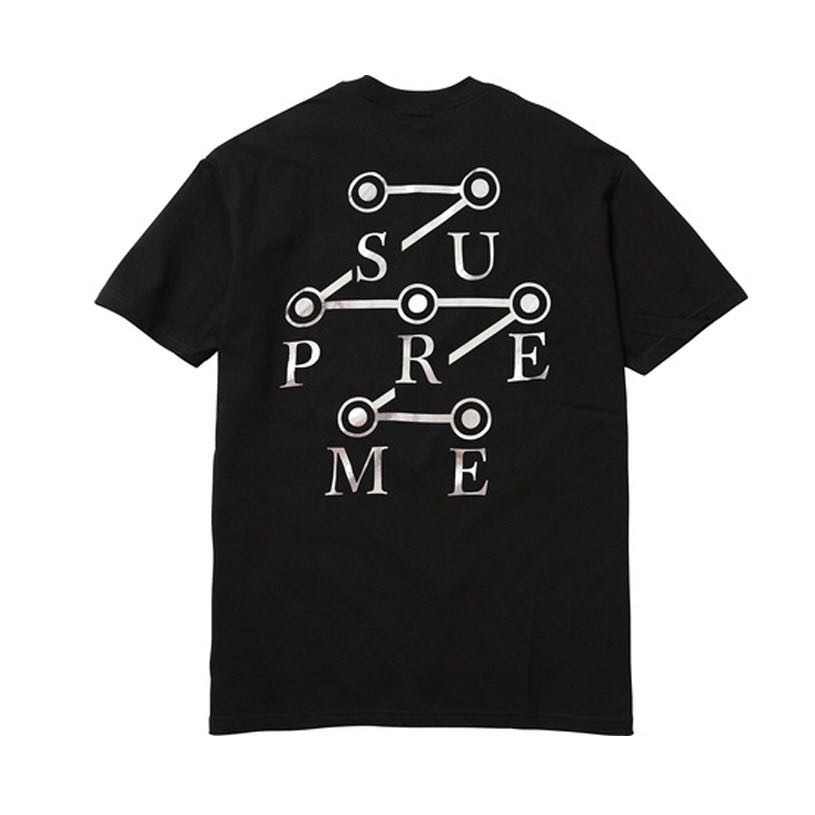 Supreme Circuit Foil Tee Men s Fashion Tops Sets Tshirts