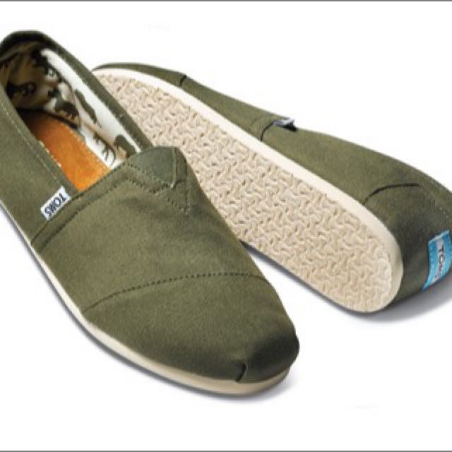 army green toms