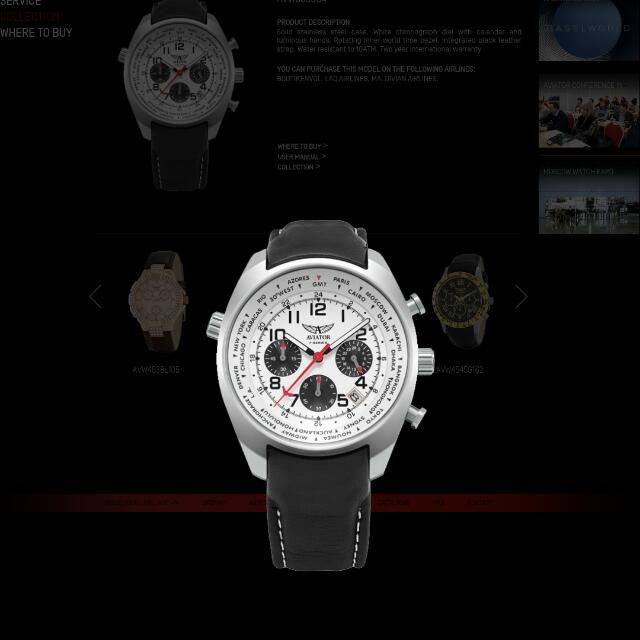 Aviator watch avw5839g4 price outlet