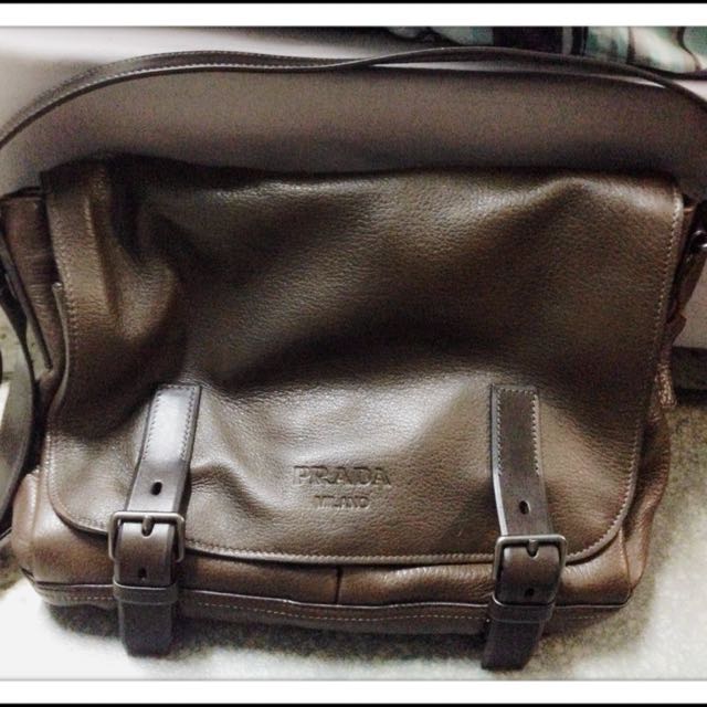 Little Messenger Bag in Cervo-Structured Calf Leather