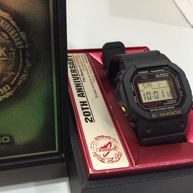 Casio 20th anniversary sale watch