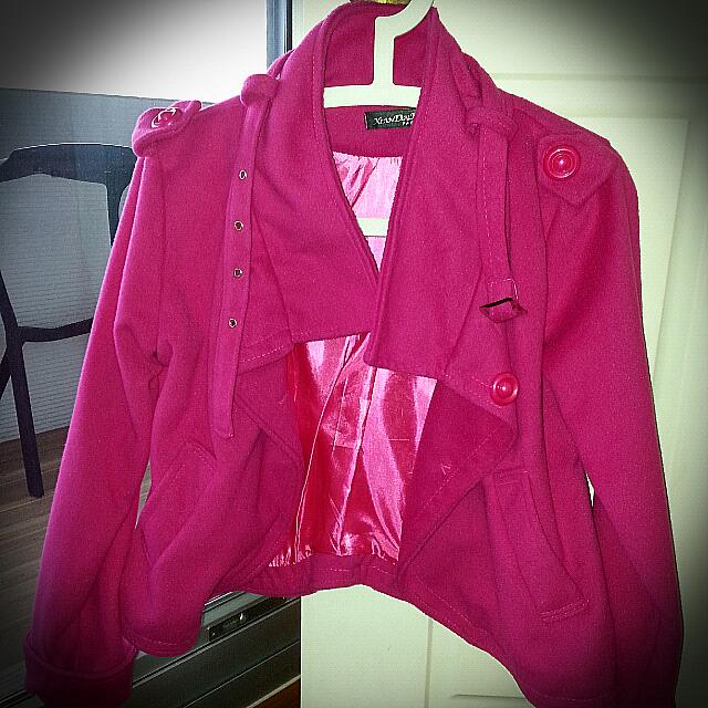 Fuschia pink clearance jacket